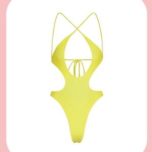 Kylie swim one piece cut out